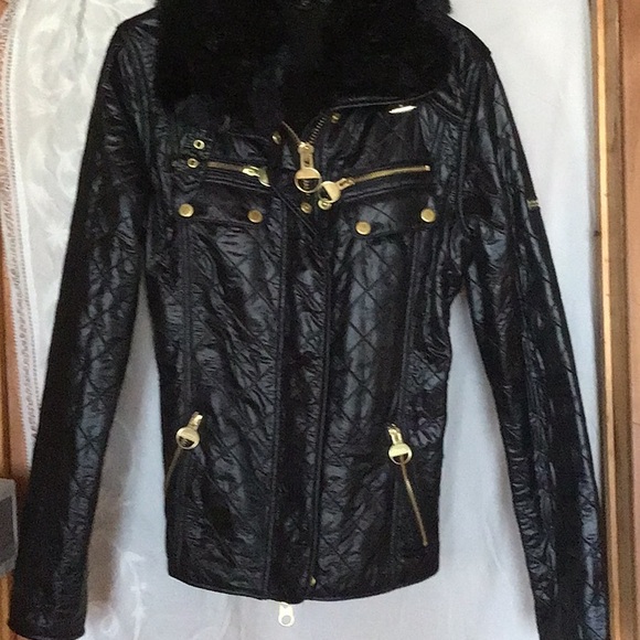 COPY - Barbour black belted moto inspired jacket.🧥🇳🇴 - Picture 2 of 16